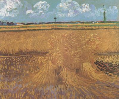 Wheat Field with Sheaves (nn04), Vincent Van Gogh